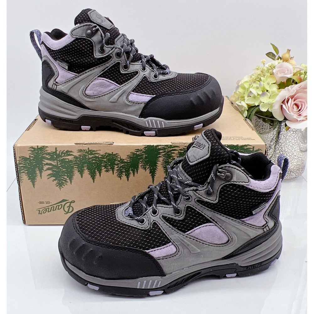 DANNER Springfield 12250 Waterproof 4.5" Safety Toe Gray/Lavender US 7 Work Boot
